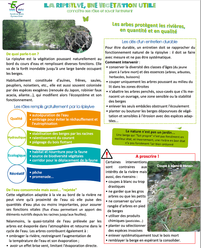 Article du Syndicat Eyrieux Clair : 