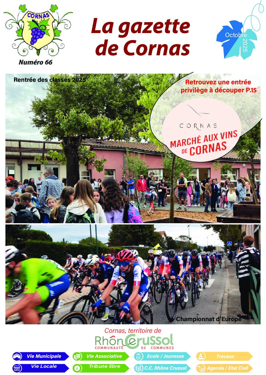 La gazette de Cornas - Octobre 2025