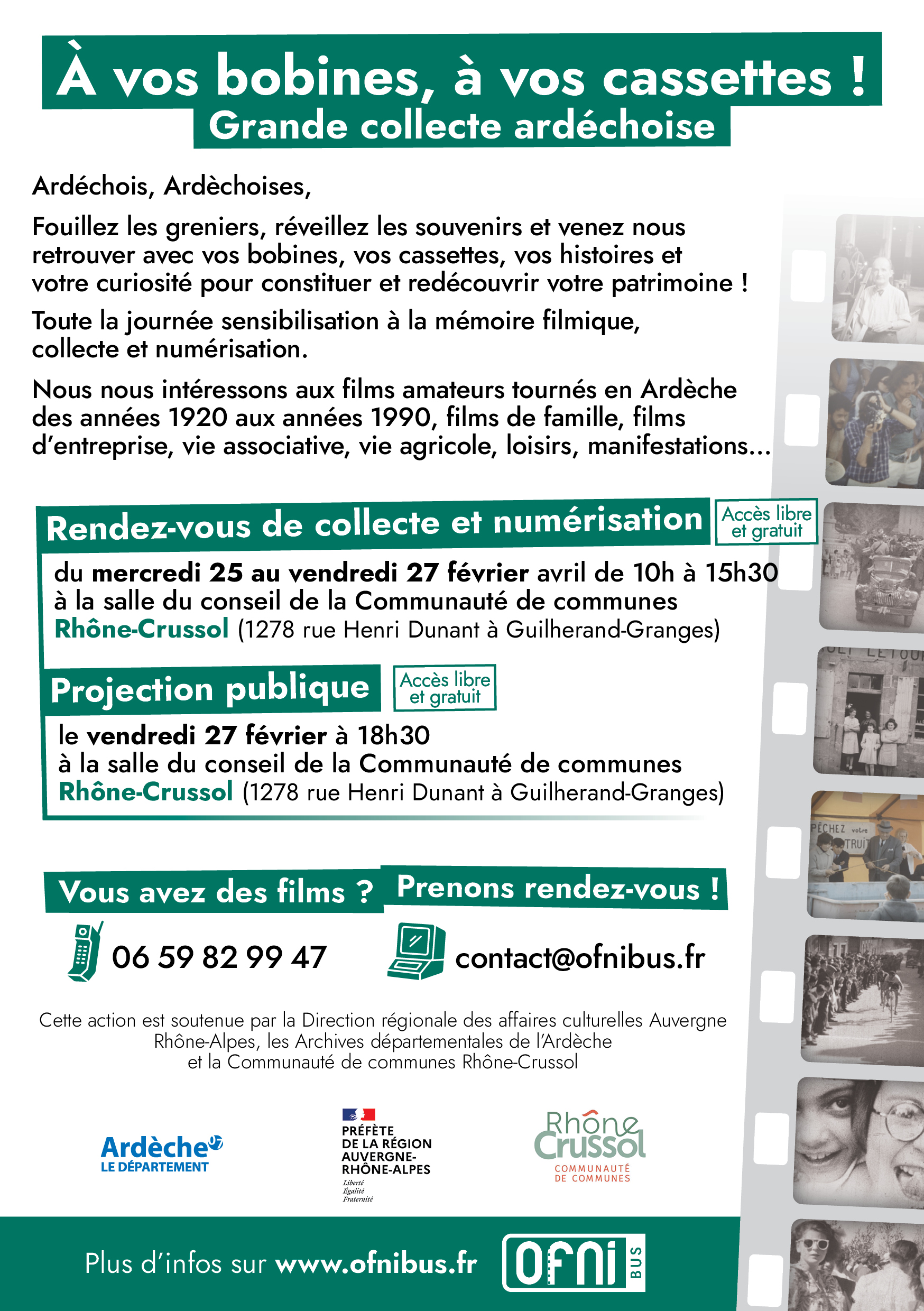 La mémoire filmique du Territoire